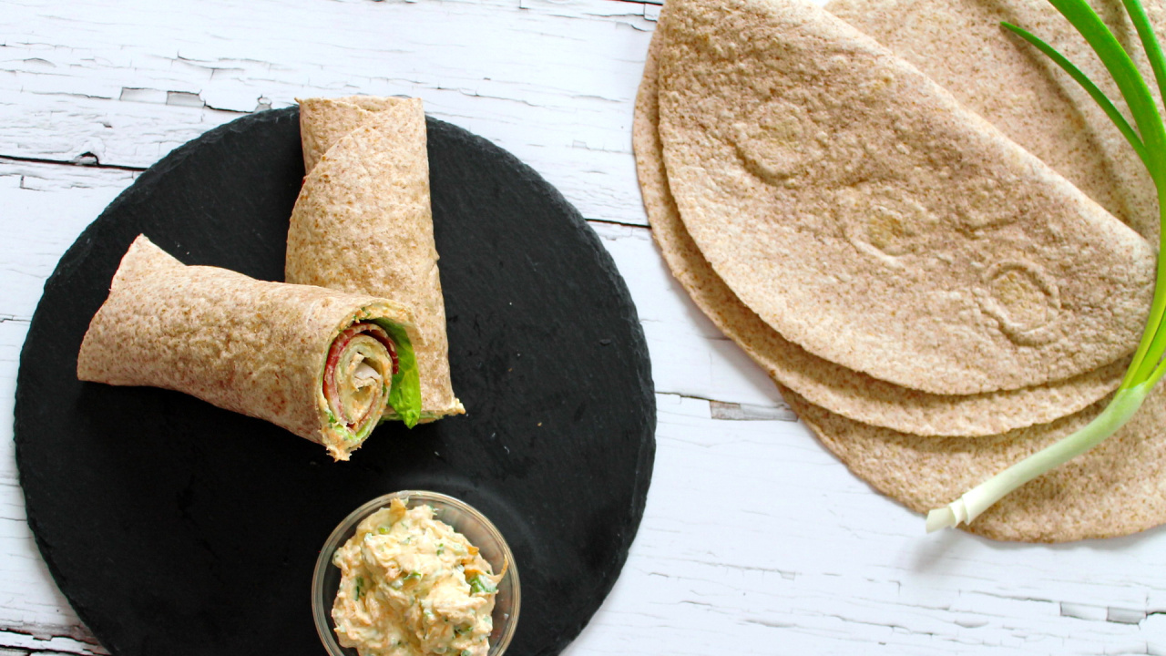 Vegetable - ham wrap