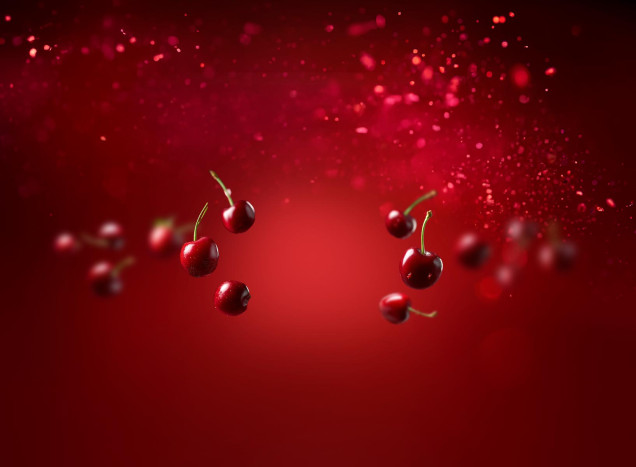 Cherry fruit vinegar