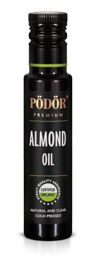 Organic almond oil, cold-pressed
