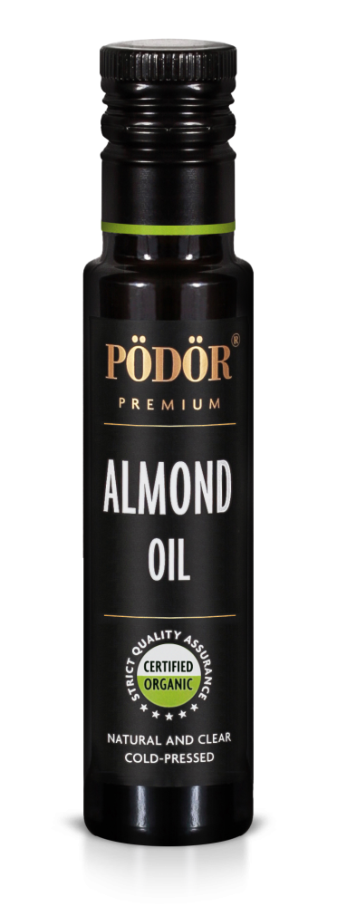 Organic almond oil, cold-pressed