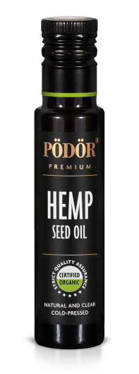 Organic hemp seed oil, cold-pressed