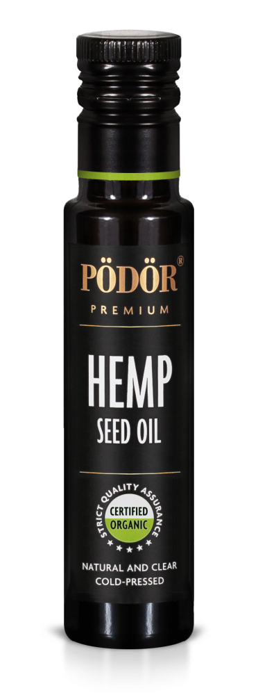 Organic hemp seed oil, cold-pressed