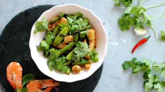 Asparagus shrimp salad recipe