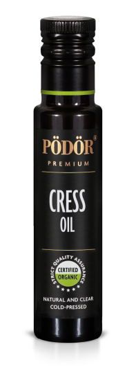 Organic cress oil, cold-pressed