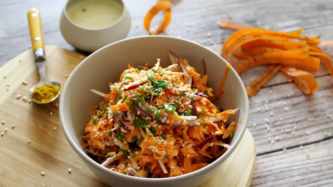 Indian carrot salad recipe