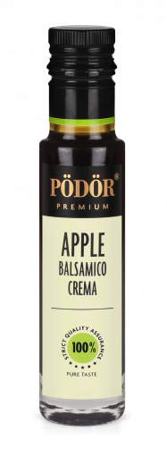 Apple balsamico crema