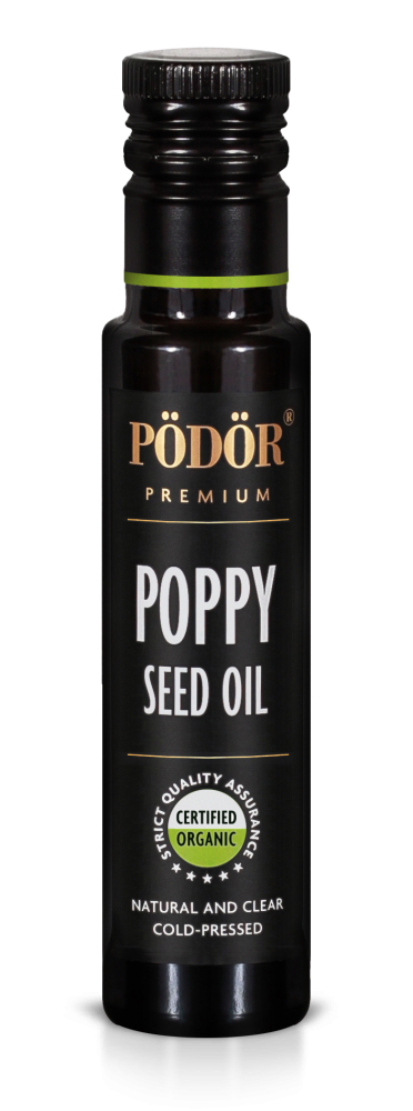 Organic poppy seed oil, cold-pressed
