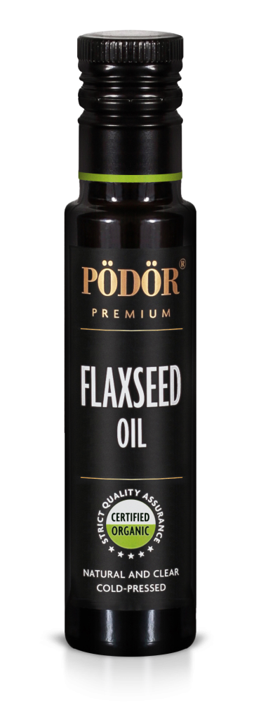 Organic flaxseed oil, cold-pressed
