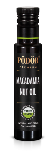 Organic macadamia nut oil, cold-pressed