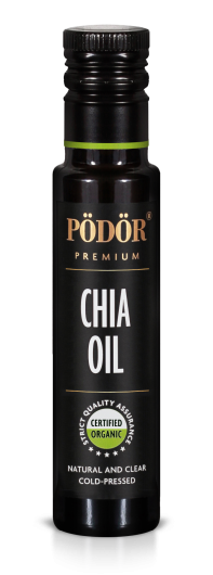 Organic chia oil, cold-pressed