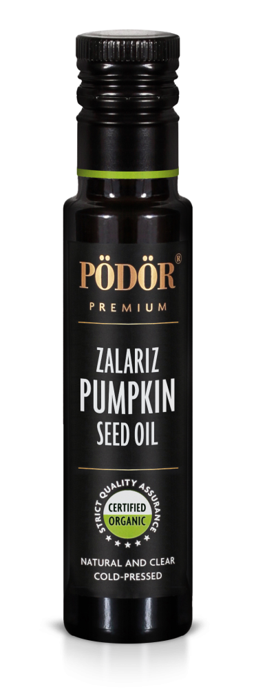 Organic pumpkin seed oil, zalariz, cold-pressed