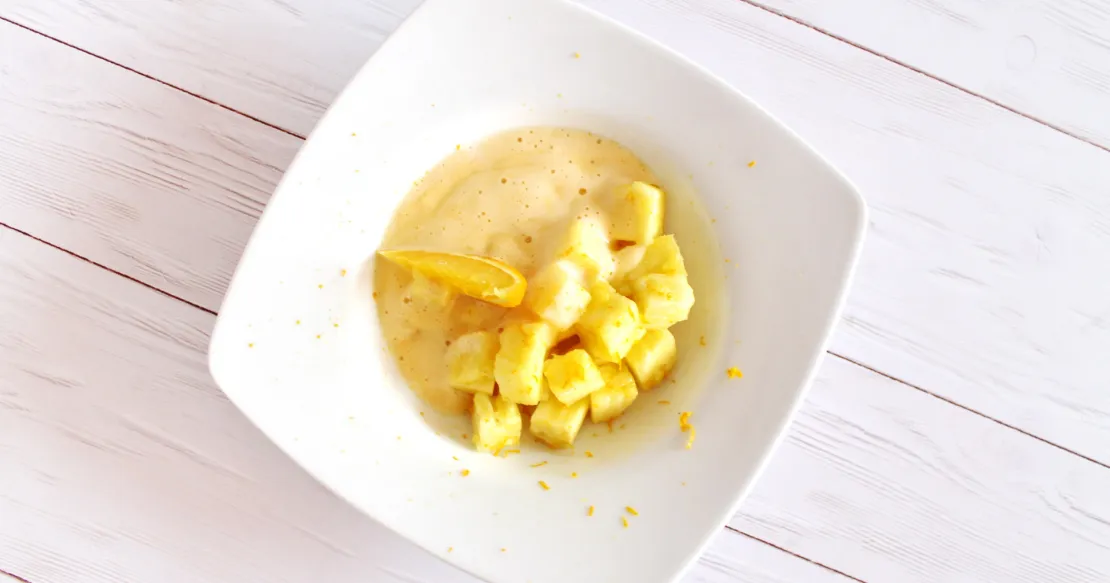 Orange sabayon with macadamia nut oil recipe